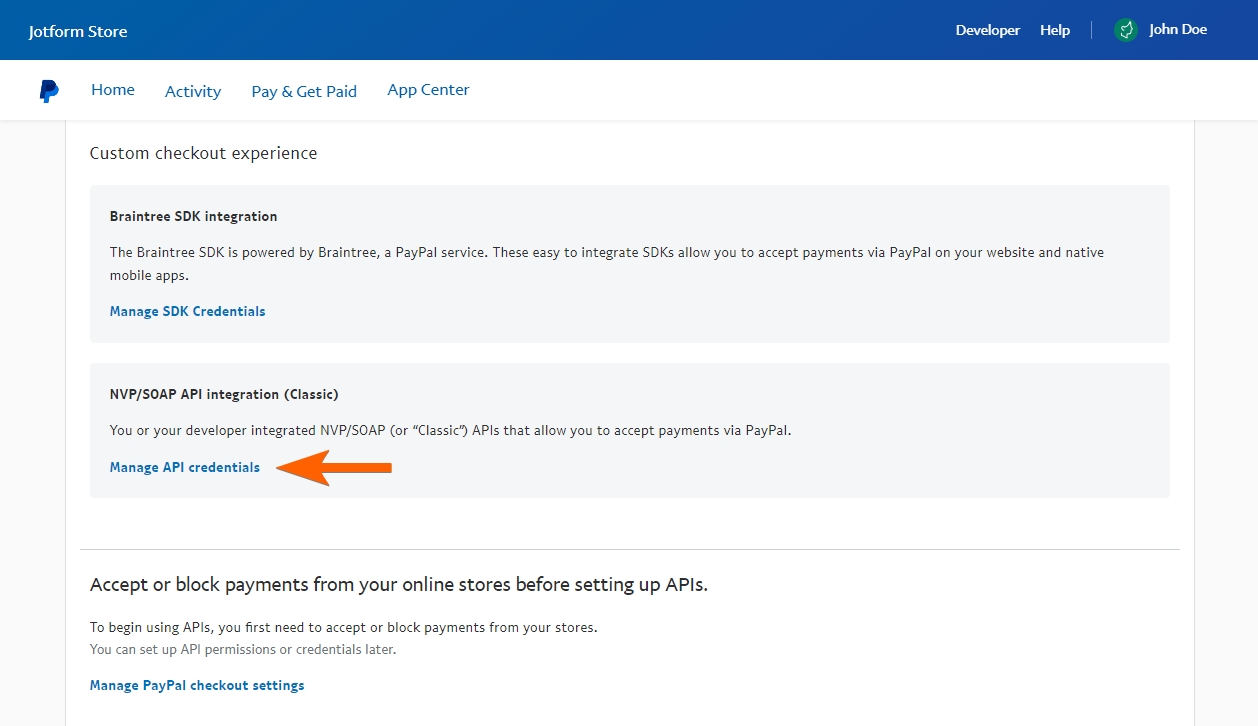 paypal-manage-api-credentials